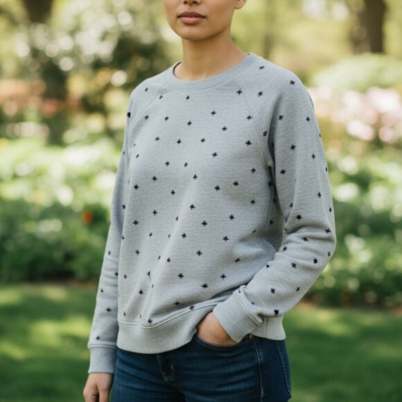 Embroidered Sweatshirt - Picture 1 of 4